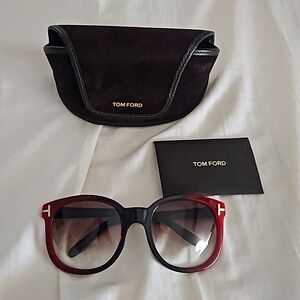 Tom FordOrange/Black Ombre Frame Lauren Sunglasses - TF30